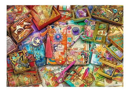 Пазл Trefl Час чаювання: Стіл журналіста 1000 ел. (10849) - фото 2