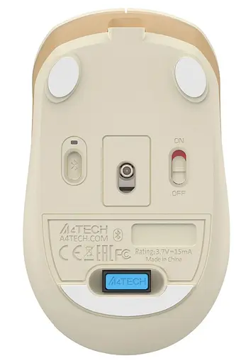 Бездротова миша A4Tech Fstyler FB26CS Air2 Wireless Cafe Latte (FB26CS Air2 (Cafe Latte)) - фото 7