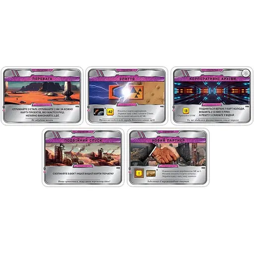 Аксесуар Kilogames Набір промо карт до гри Тераформування Марса Season 2022 укр. (ТРМП-1)