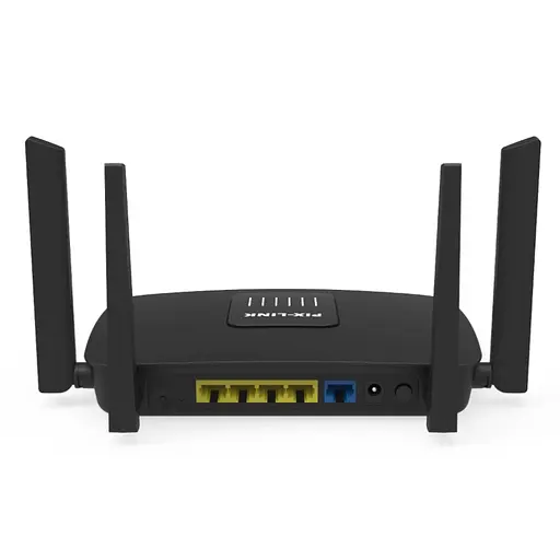 Маршрутизатор WI-FI роутер Pix-Link LV-AC06 дводіапазонний 4 антени 5 ГГц Black (17611) - фото 1