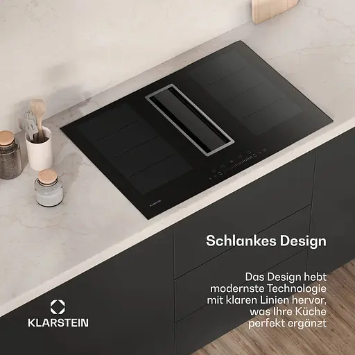 Варильна поверхня індукційна з витяжкою Klarstein Chef-Fusion DownAir (10045557) - фото 4