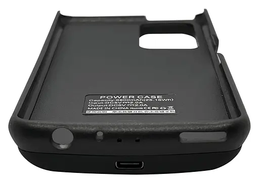 Чехол-аккумулятор XON PowerCase для Xiaomi Redmi Note 10 6800 mAh Черный (PCBS3410168B 1585) - фото 7