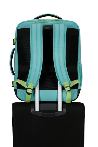 Рюкзак Для Путешествий M 15.6" American Tourister TAKE2CABIN DUSTY TURQUOISE/LIME 45x36x20 91G*64005 - фото 4