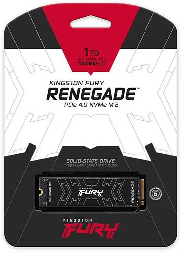 Накопитель SSD Kingston FURY Renegade 1TB (SFYRS/1000G) - фото 4