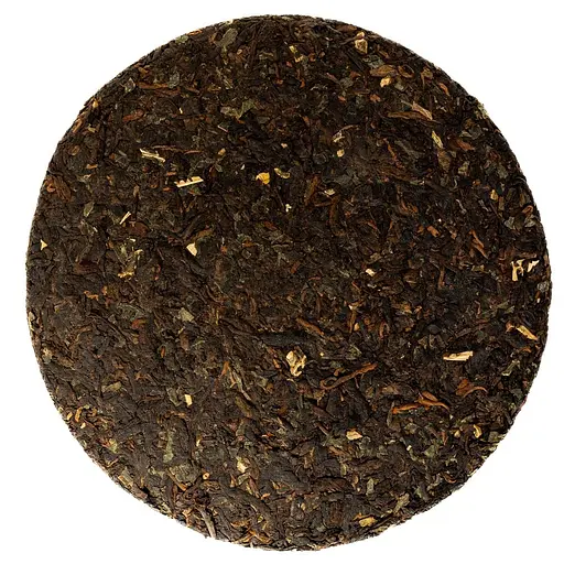 Шу Пу Эр рисовый Аромат весны 2023 г. - блинчик, 357 г - фото 4