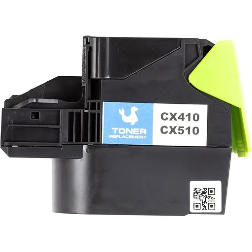 Картридж PowerPlant Lexmark CX310/CX410/CX510 CY (з чипом)