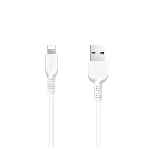 Кабель усиленный Hoco X13 Easy Charged для iPhone белый 6957531061151 - фото 1