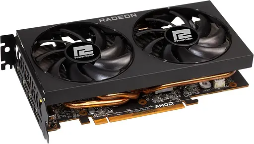 Видеокарта PowerColor AMD Radeon RX 6600 XT 8Gb Fighter (AXRX 6600XT 8GBD6-3DH) (GDDR6, 128 bit, PCI-E v4.0 x16) Б/у - фото 3