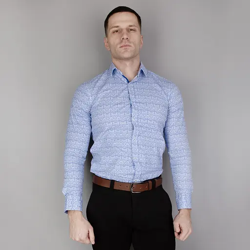 Ремень мужской кожаный Handycover НС-3428 XXL светло-коричневый (145 см) - фото 4