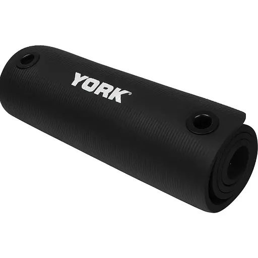 Мат для фитнеса с отверстиями York Fitness NBR 1см черный