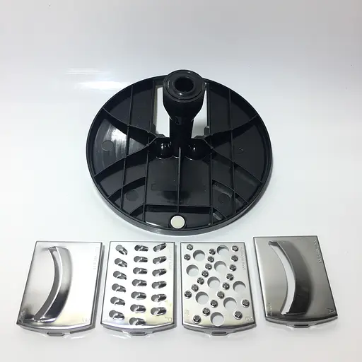 Утримувач шатківників + набір вставок терок для блендера Bosch MS62B6190, MS6CM4190, MS8CM6190, 00753482, 618101 - фото 2