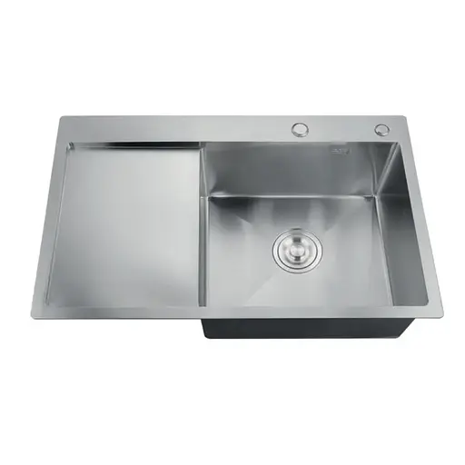 Кухонная мойка Zerix ZH7849R-215.SUS304 MX1591, Нержавеющая сталь - фото 1