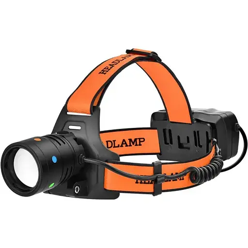 Налобный фонарь X-Balog Night Vision Fluorescence BL-T210-TG zoom Type-C 2×18650 2 режима - фото 1