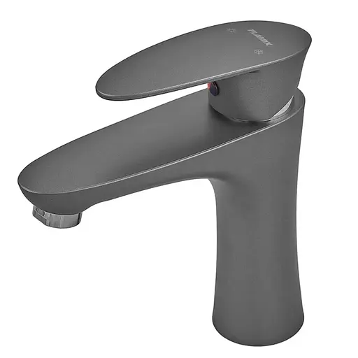 Змішувач для умивальника Plamix Cezar-001 SET graphite з підведенням PM0688 Графит - фото 1