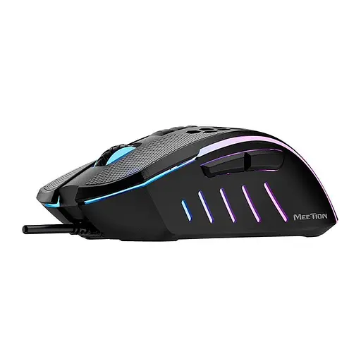 Мышь MeeTion GM015 RGB Backlight Gaming Mouse регулируемая разрешение 800-6400dpi - фото 7