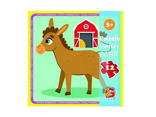Пазлы G-Toys Ферма, 12 элементов, LA01