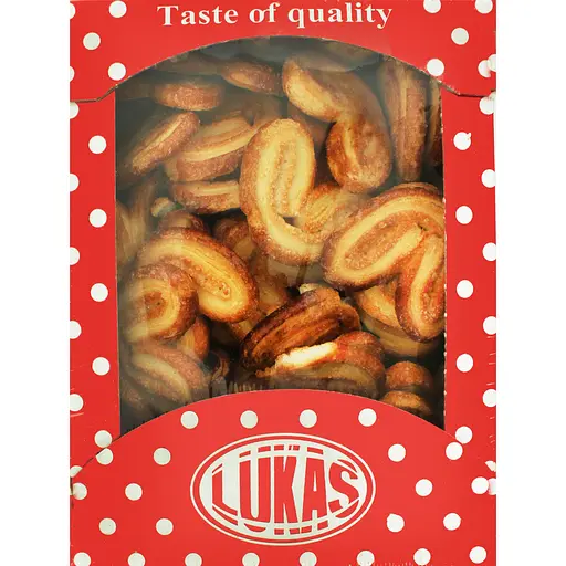 Уцінка. Печиво Lukas Вушка листкові 350 г