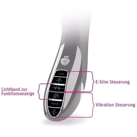 Вібратор-кролик з електростимуляцією Mystim Daring Danny eStim Black - фото 6