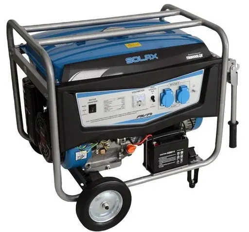 Бензиновий генератор Solax 6.5/7.0 кВт, однофазний, ручний/електрозапуск (YM8000LQE) - фото 1