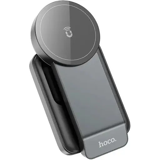 Беспроводная зарядка подставка Hoco CQ3 для iPhone iWatch/Airpods на 5-15W QI 3А черная - фото 2