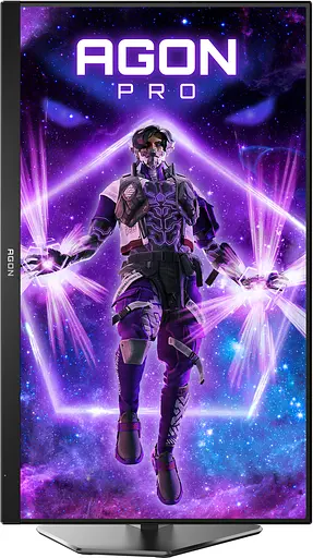 TFT 24.5" AOC AG256FS, Fast IPS, 390Гц, 2xHDMI, DP, USB-hub, HAS, Pivot, чорний - фото 4