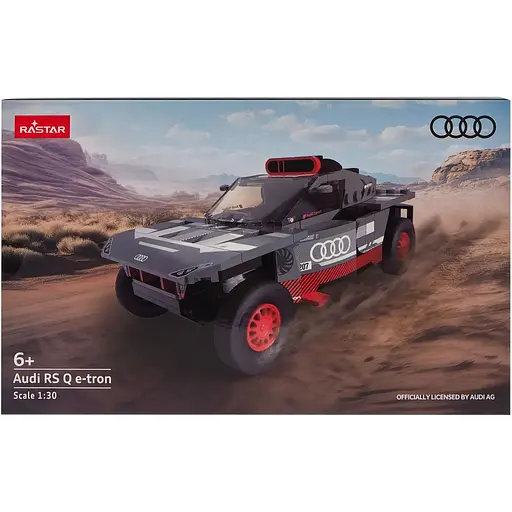 Машинка-конструктор Rastar Bricks Audi RS Q e-tron 1:30 серый - фото 6