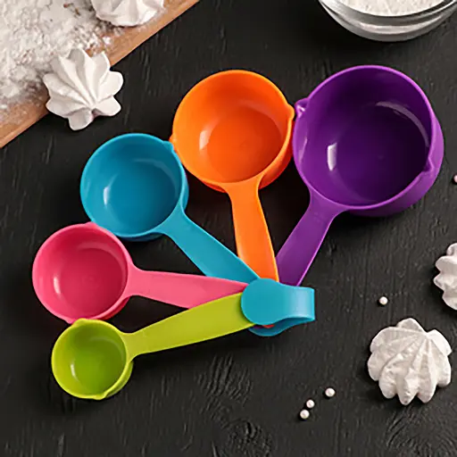 Набор мерных стаканчиков из прочного пластика, 5 штук (250 мл, 125 мл, 80 мл, 60 мл, 30 мл), Kitchen Master 87556 - фото 9