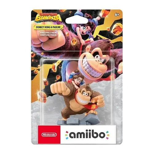 Фігурка Nintendo Amiibo Donkey Kong and Pauline: Donkey Kong Bananza Series - фото 1