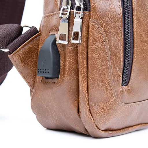 Чоловіча сумка на плече Vintage 18х33х8 см sum0014910 - фото 6