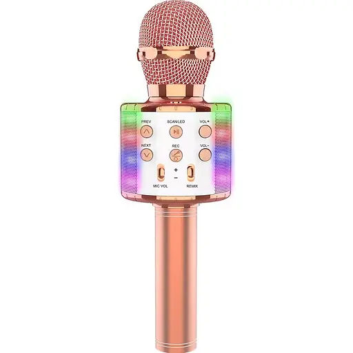 Мікрофон з караоке Epik WS858L Rose Gold [124191]