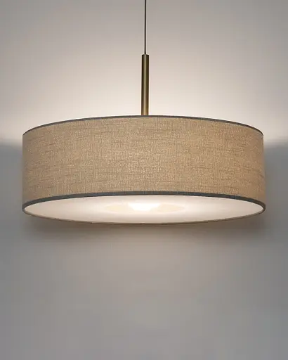 Підвісний світильник, люстра Nowodvorski 11653 Santana L E27 1x25W IP20 бежевий - фото 2