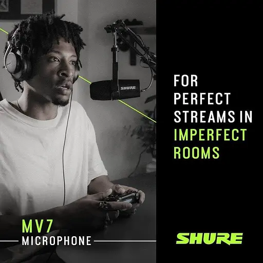Микрофон Shure MV7-К (XLR/USB) - фото 10