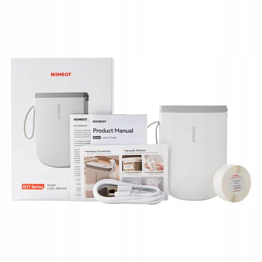 Термопринтер для печати наклеек NIIMBOT D11_H White - фото 8