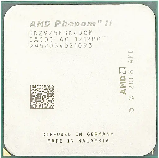 Процесор AMD Phenom II x4 975 BE 3.6 GHz AM3, 125W Б/В