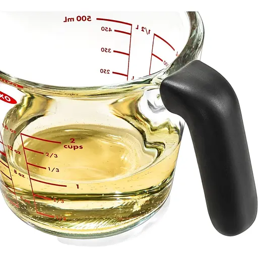 Мірна чаша OXO Good Grips Measuring скляна з кришкою 0.5 л (11397100) - фото 3