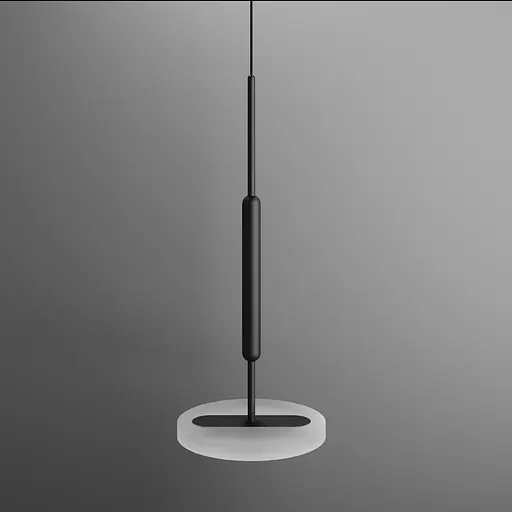 Підвісний світильник Babich Studio FOG 200 Black (RAL 9005) - фото 1