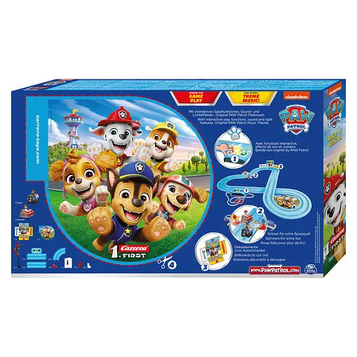 Автотрек Carrera First Paw Patrol Гонки и спасение трасса 3.5 м - фото 10