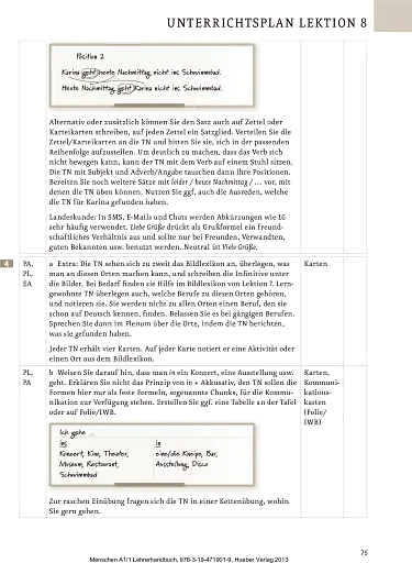 Menschen A1/1. Lehrerhandbuch - фото 14
