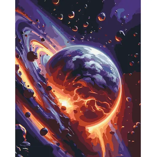 Набор для росписи ArtCraft Одинокая планета 40 x 50 см (16505-AC)