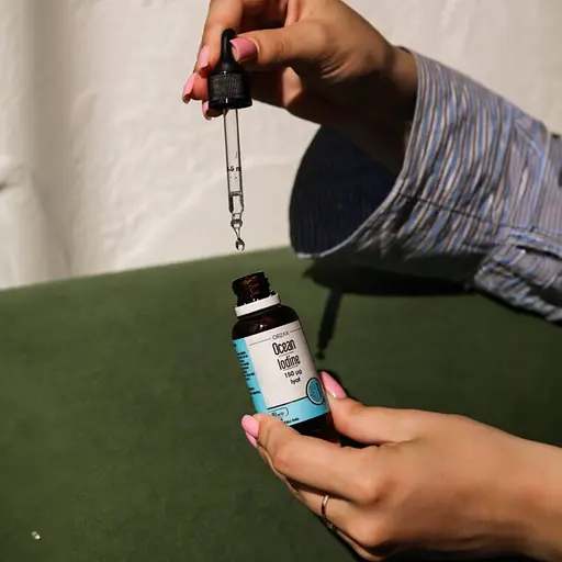 Йод Orzax Ocean Iodine 150 mcg Drops, 30 мл для підтримки щитовидної залози - фото 2