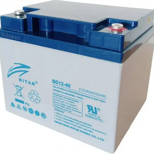 Аккумулятор Ritar GEL DG12-40, Gray Case, (12V 40.0Ah)