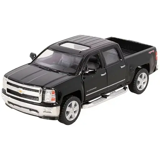 Колекційна машинка "Chevrolet Silverado 2014" Kinsmart KT5381W(Black) масштаб 1:42 - фото 1