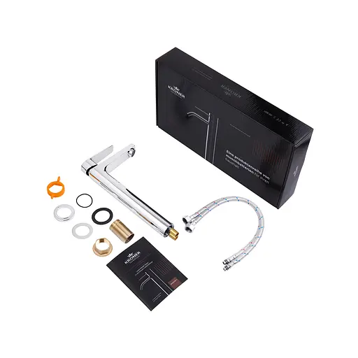 Смеситель для раковины Kroner KRM Eifel - C010-3 (CV023604) - фото 5