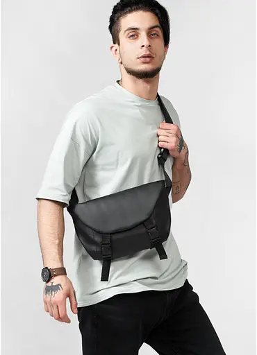 Чоловіча сумка бананка через плече Tirso Zard Sambag 33х22х7 см sum0020733 - фото 6