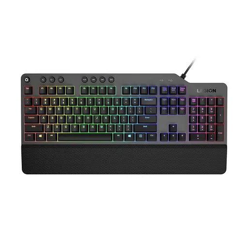 Клавіатура Lenovo Legion K500 RGB USB UA Black GY41L16650 - фото 1
