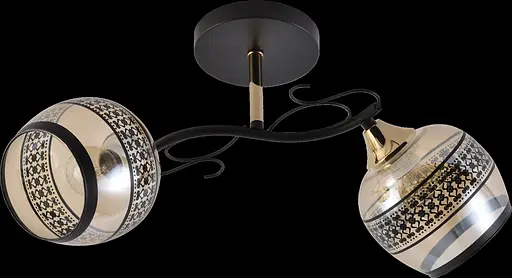 Декоративная люстра V XA1522/2 BK+FGD - фото 3