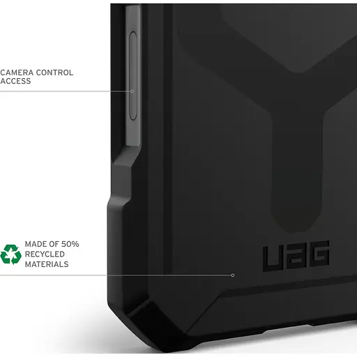Оригінальний протиударний чохол UAG Essential Armor MagSafe для iPhone 16 Plus Black 114447114040 - фото 5