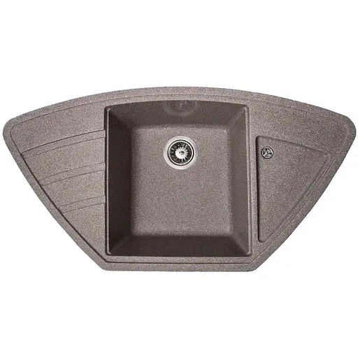 Гранітна кухонна мийка Romzha Jorum 98B Maro (801) кутова - фото 1