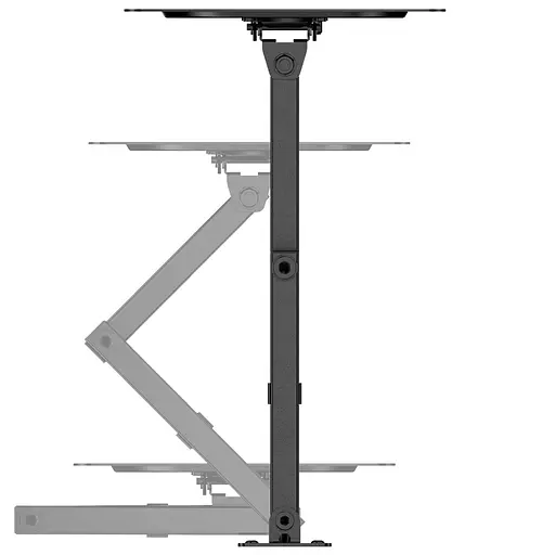 Кронштейн для телевізора AGN AGN43-222P з поворотом/два коліна/23`-43`/30 кг/max.VESA 200x200/Black - фото 4