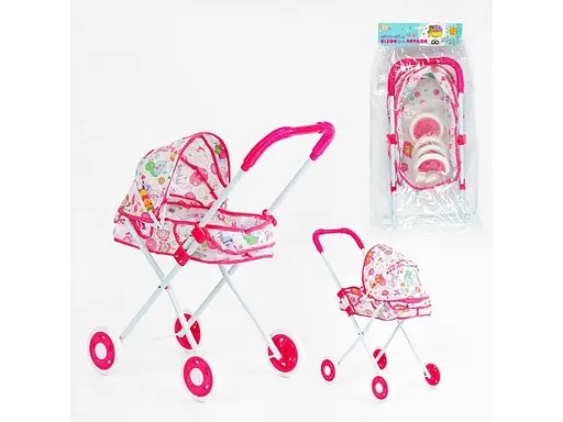 Коляска для кукол, TK Group красная - фото 2
